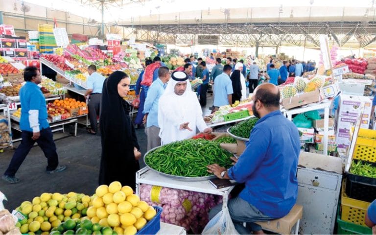 دليل سوق الخضار والفواكه في العوير دبي
